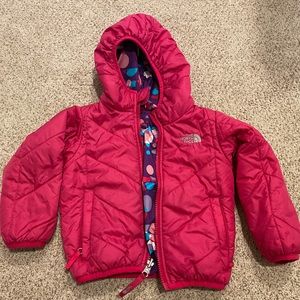 North face reversible kids jacket - size 2